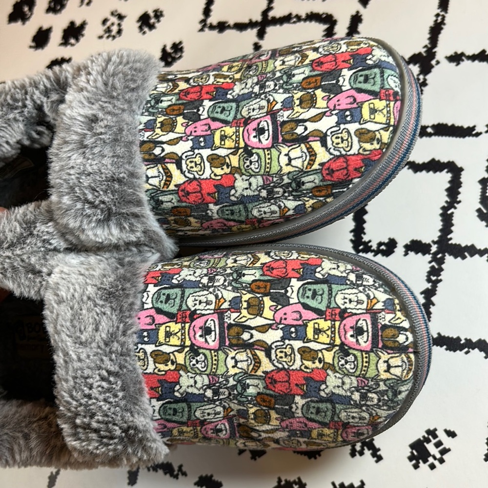 SKECHERS BOBS Too Cozy - Snuggle Rovers Women’s Slippers - US Size 8 - GUC - Picture 7 of 11
